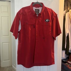 Drake UGA fishing shirt